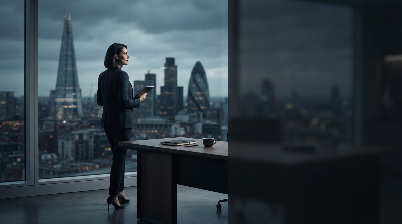 Stone Zinsmere analytical dashboard displayed against a dark professional workspace